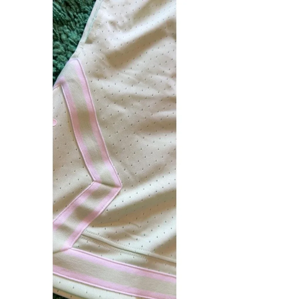 Jordan Basketball Shorts Mens Large Mint Green Like New Dri-FIT Mesh Diamond